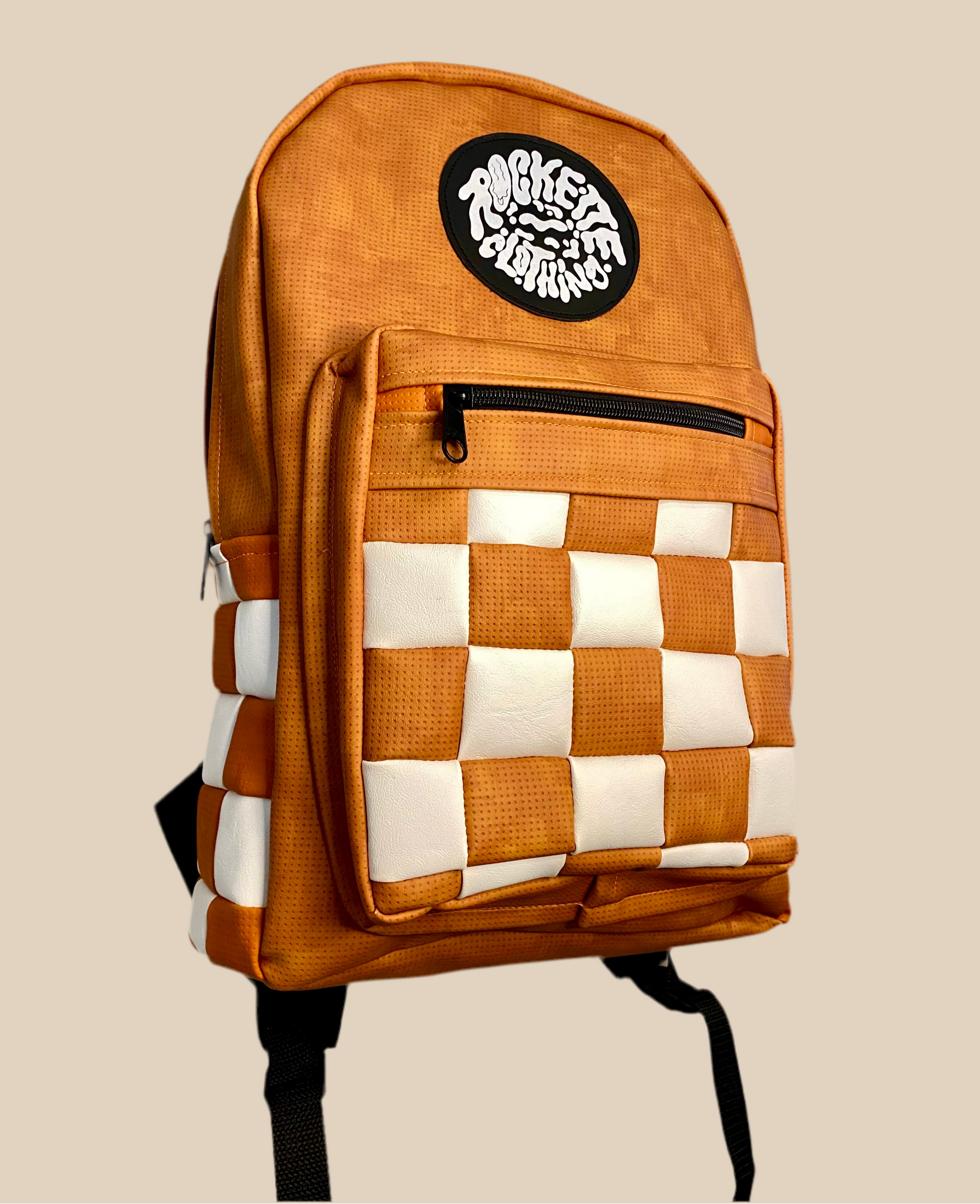 Backpack Checkered Orange