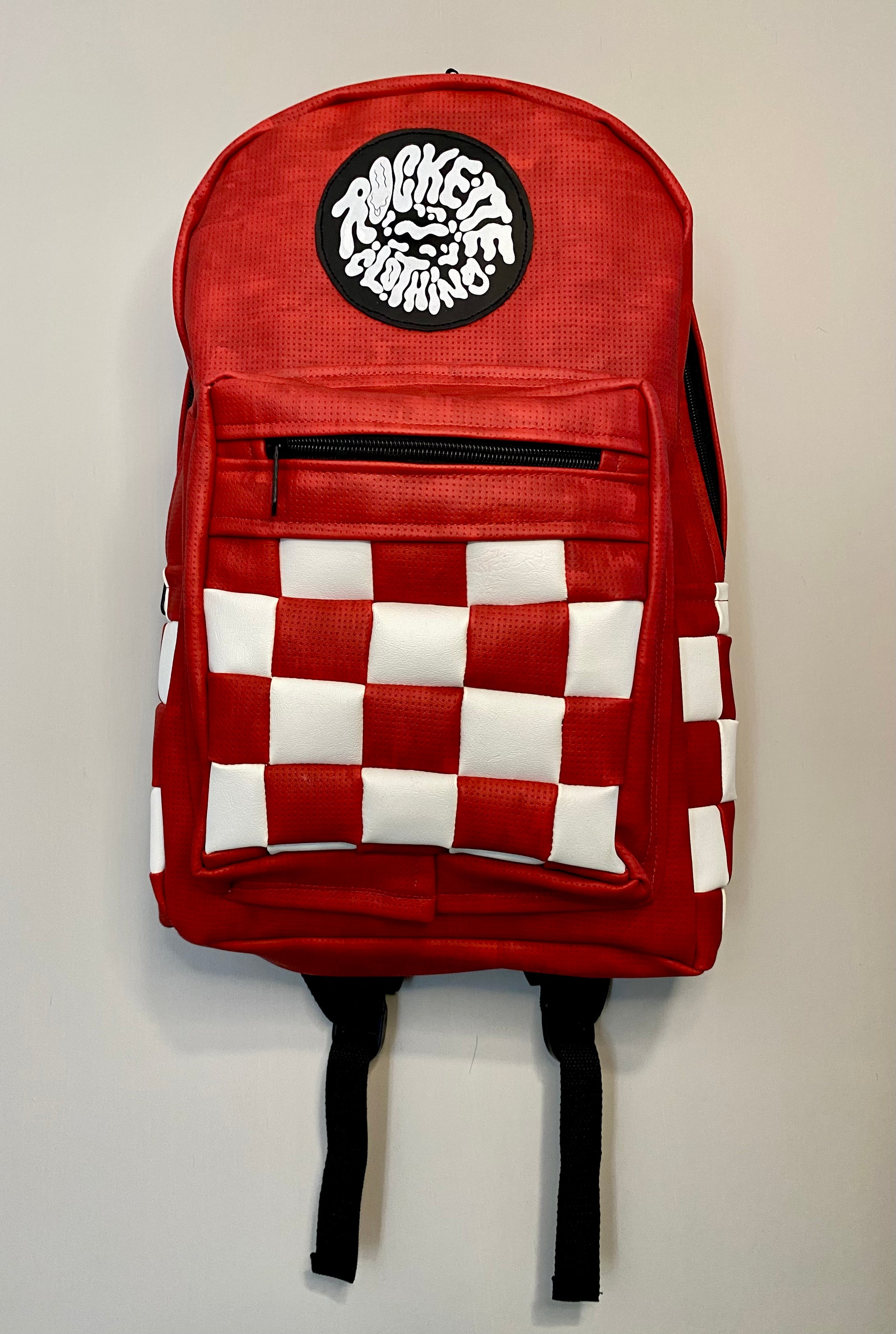 Backpack Red Checkered