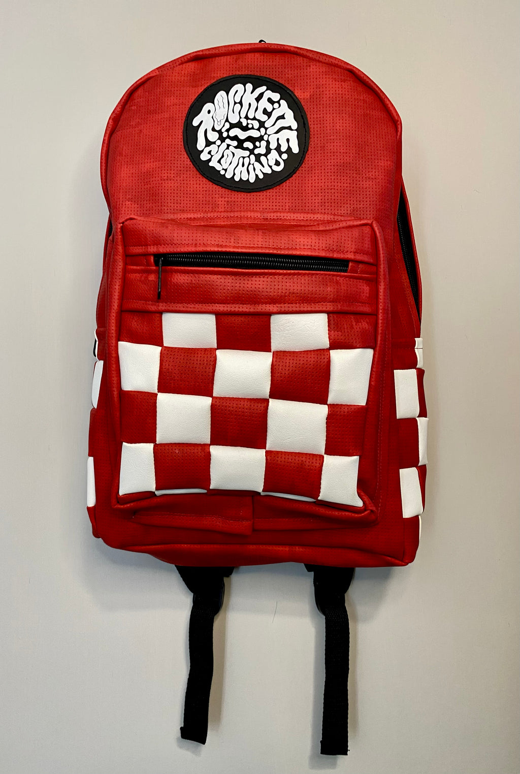 Backpack Red Checkered