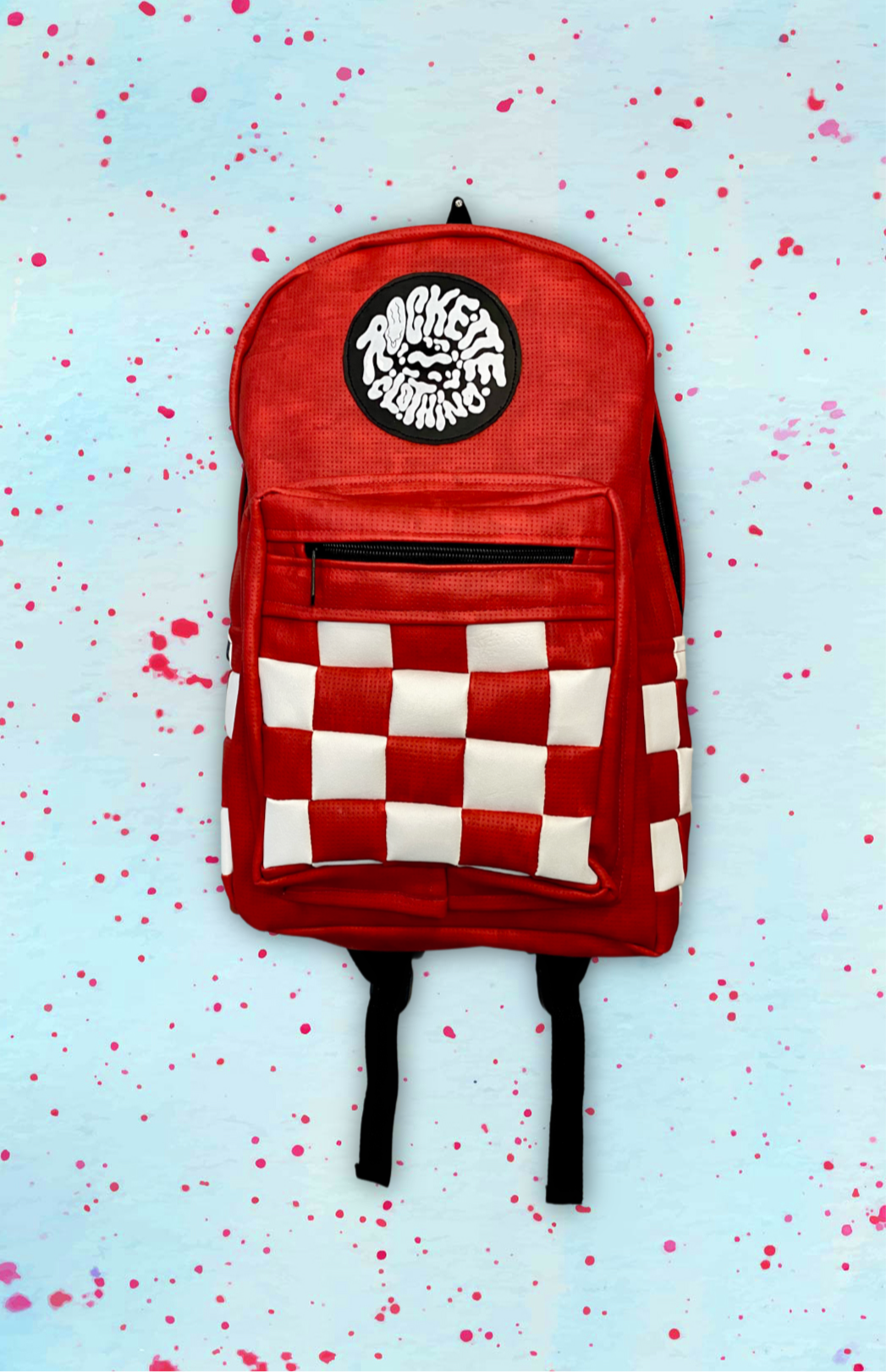 Backpack Red Checkered
