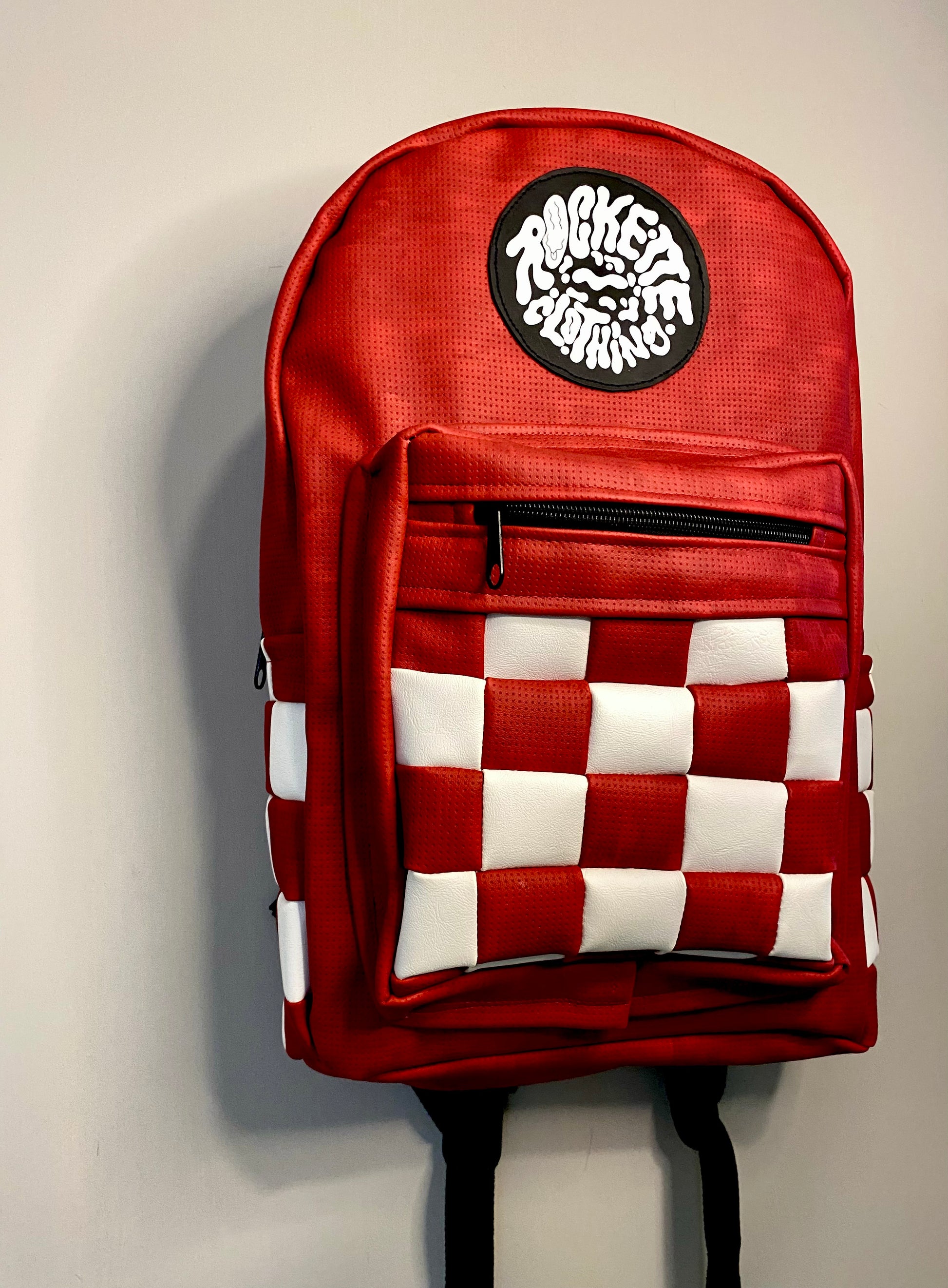 Backpack Red Checkered